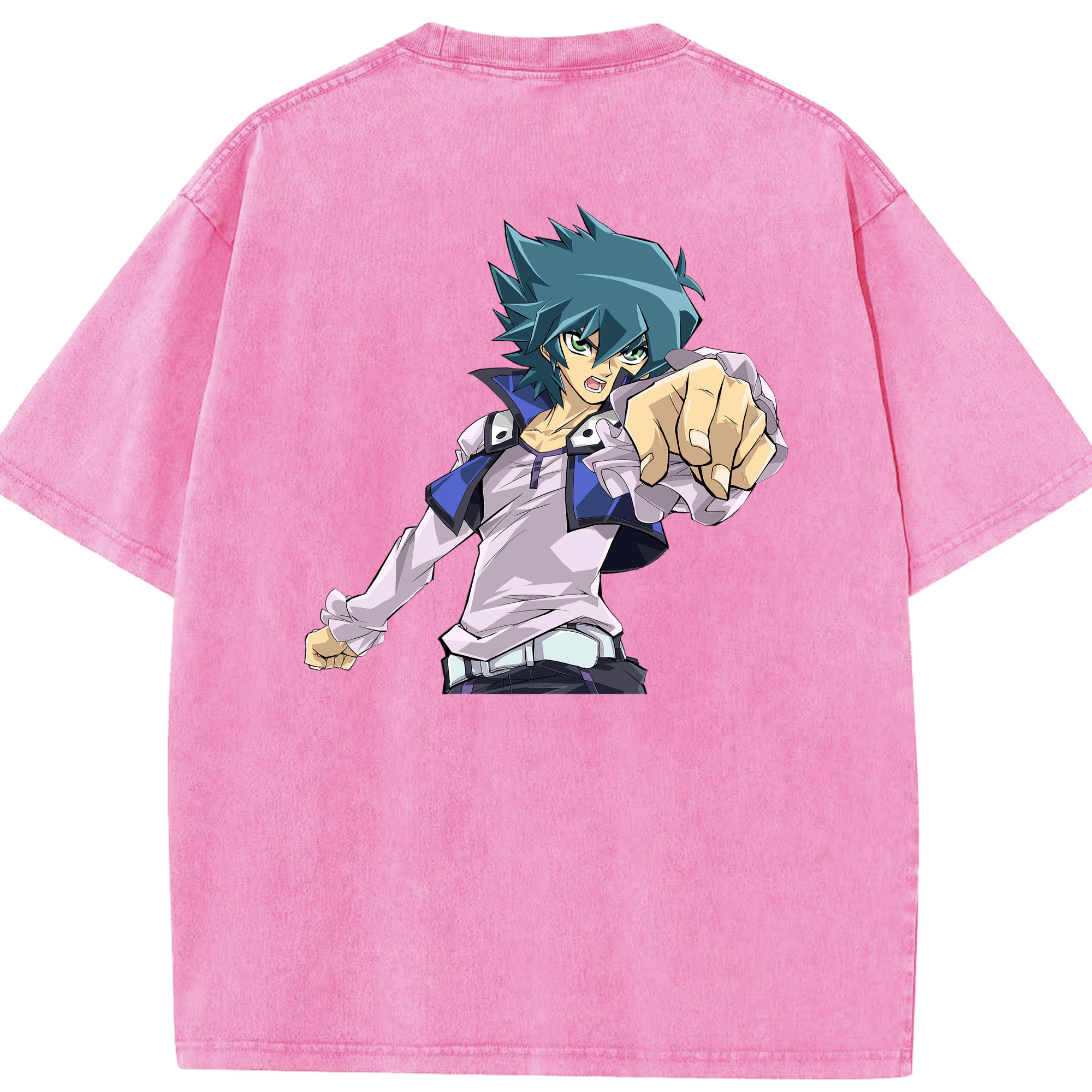 （画像用） 遊☆戯☆王 Yu-Gi-Oh! 綿100% ヴィンテージ風 半袖Tシャツ（背面プリント）